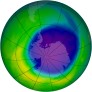 Antarctic Ozone 2007-10-08